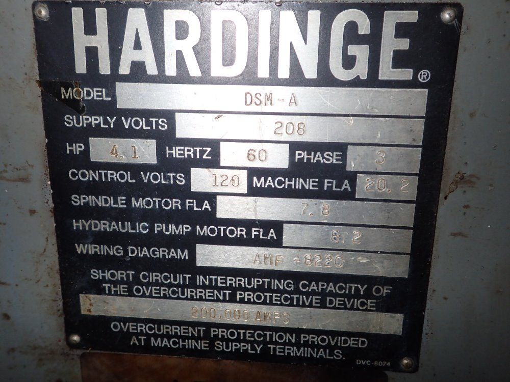 Hardinge Super Precision Turret Lathe