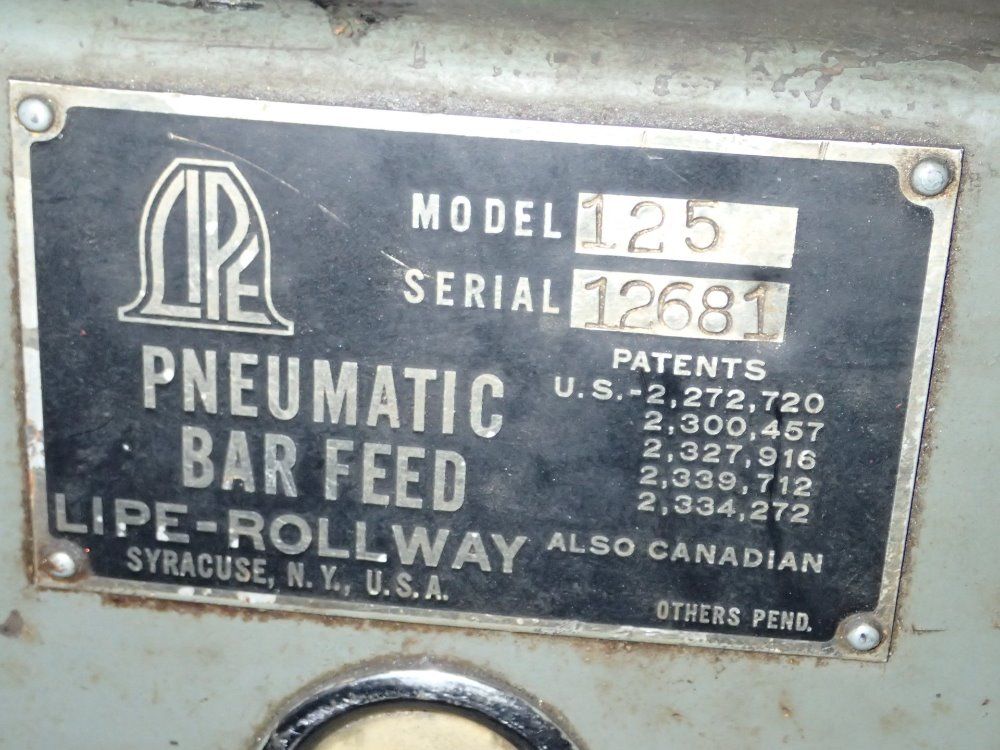 Lipe - Rollway Bar Feeder