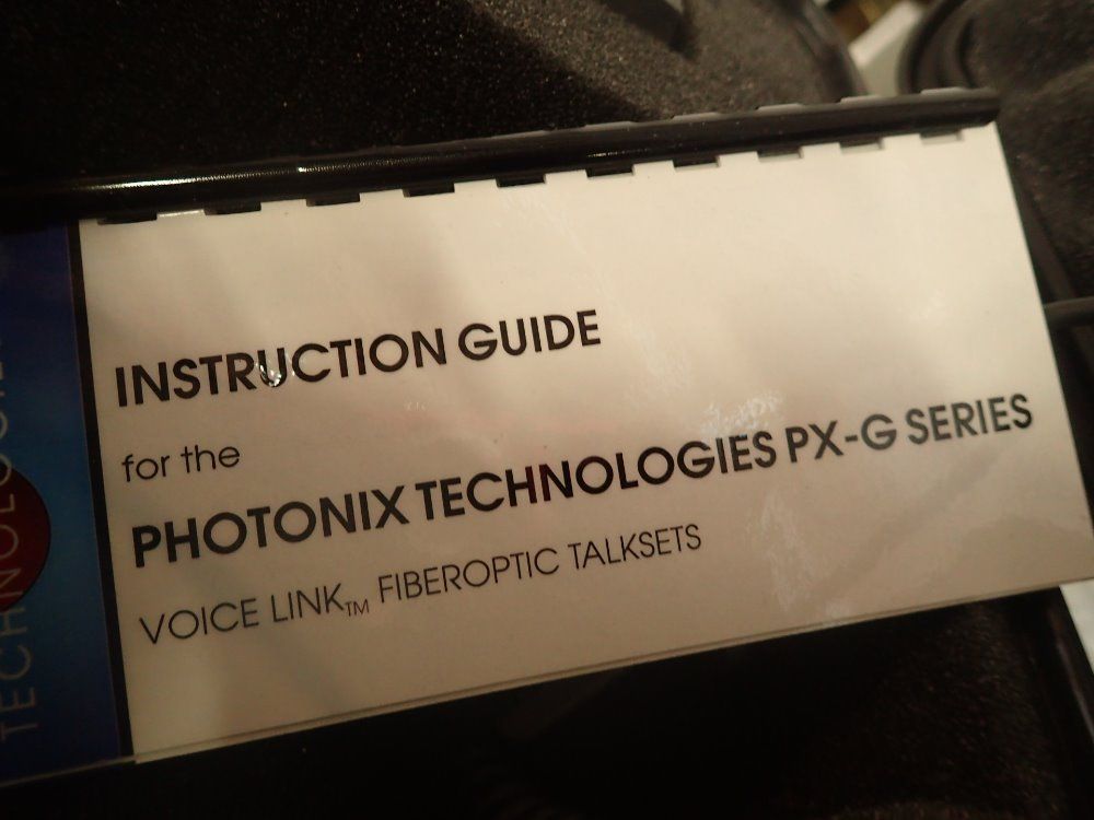 Photonix Fiberoptic Talkset