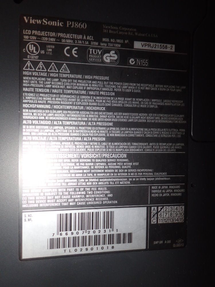 View Sonic Lcd Projector