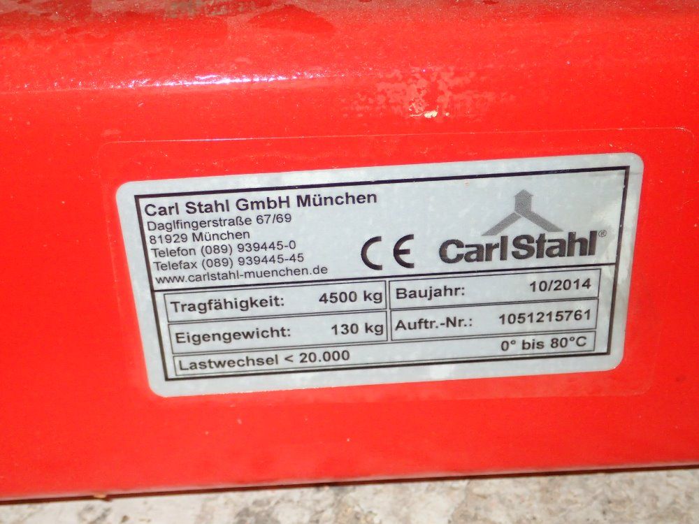 Carl Stahl Forklift Attachment / Transporting Unit