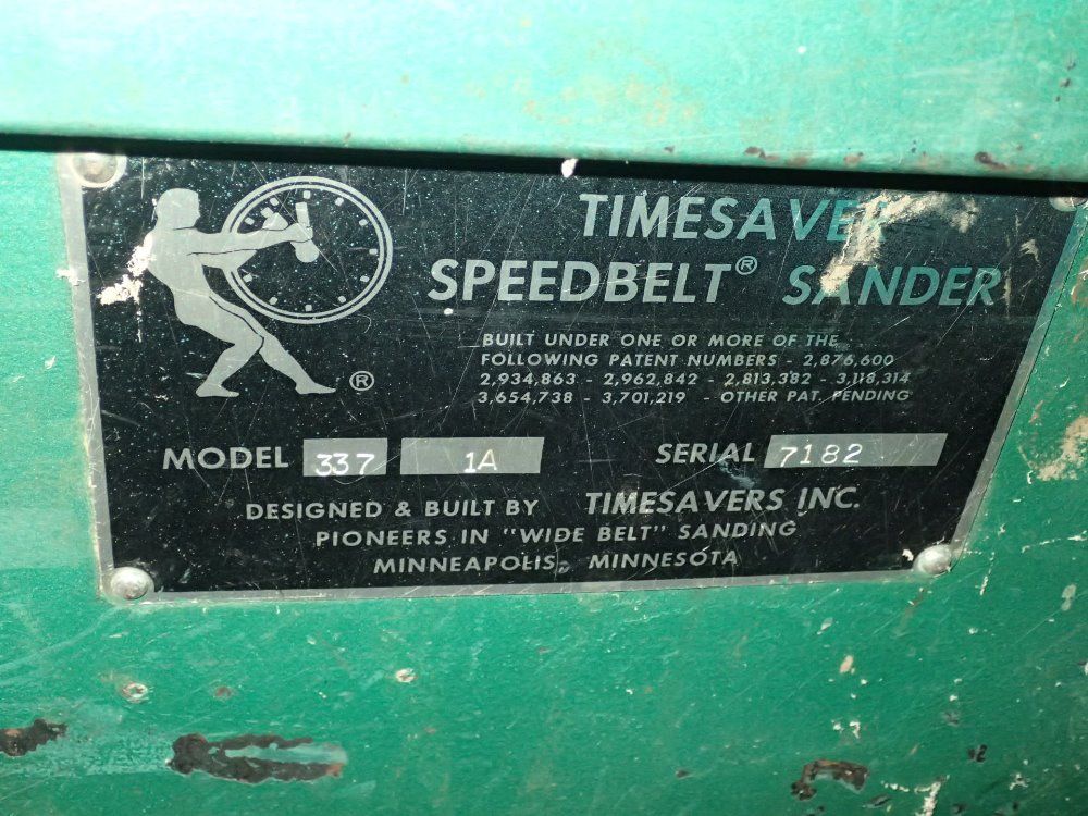 Timesaver Belt Sander