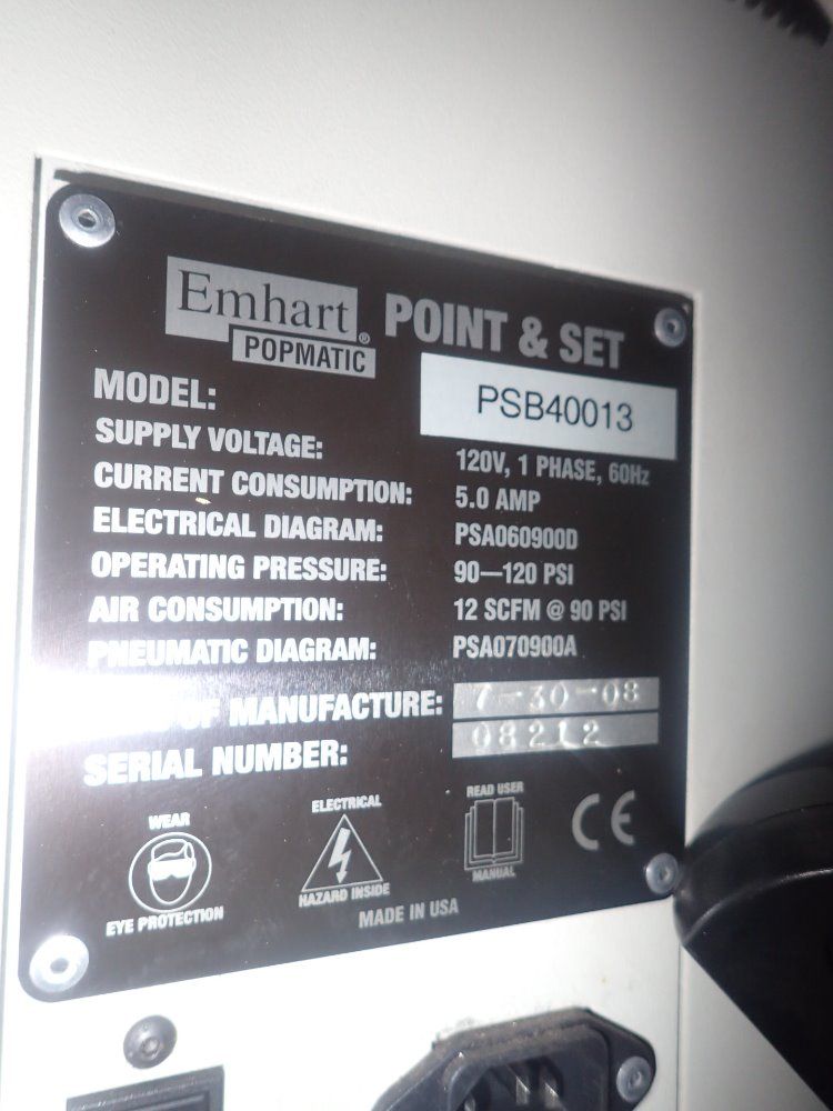 Emhart Technologies Riveting System