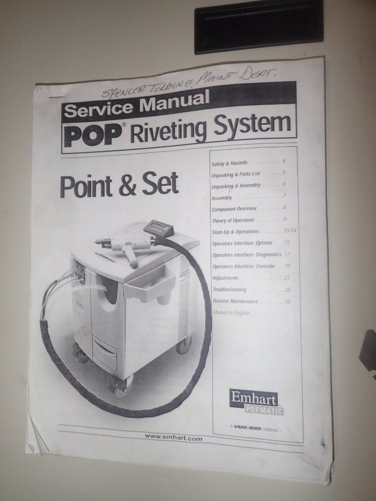 Emhart Technologies Riveting System