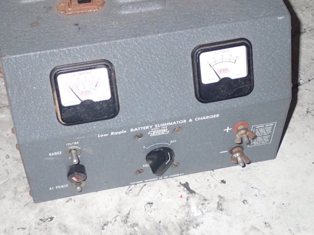 Eico Low Ripple Battery Eliminator And Charger