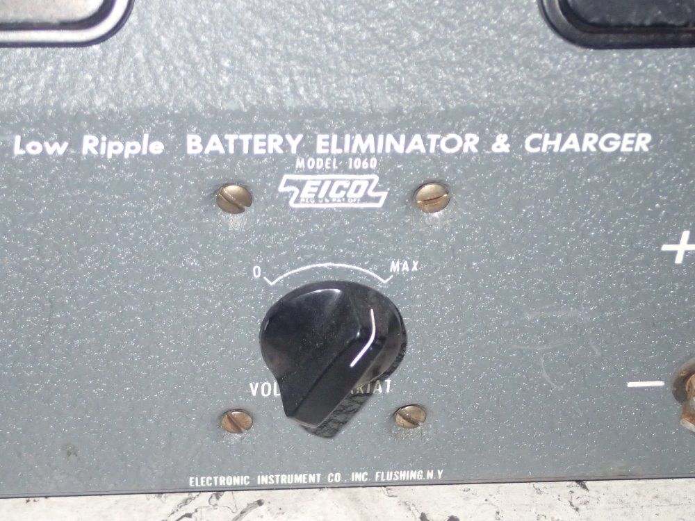 Eico Low Ripple Battery Eliminator And Charger