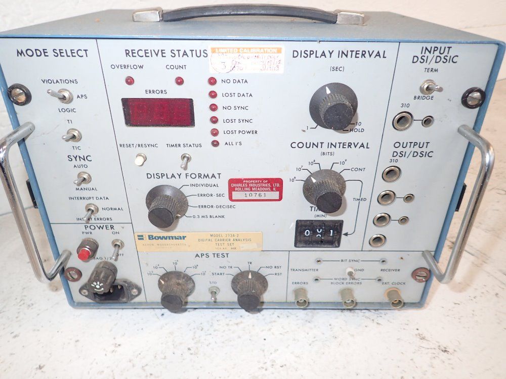 Bowmar Digital Carrier Analysis Test Set