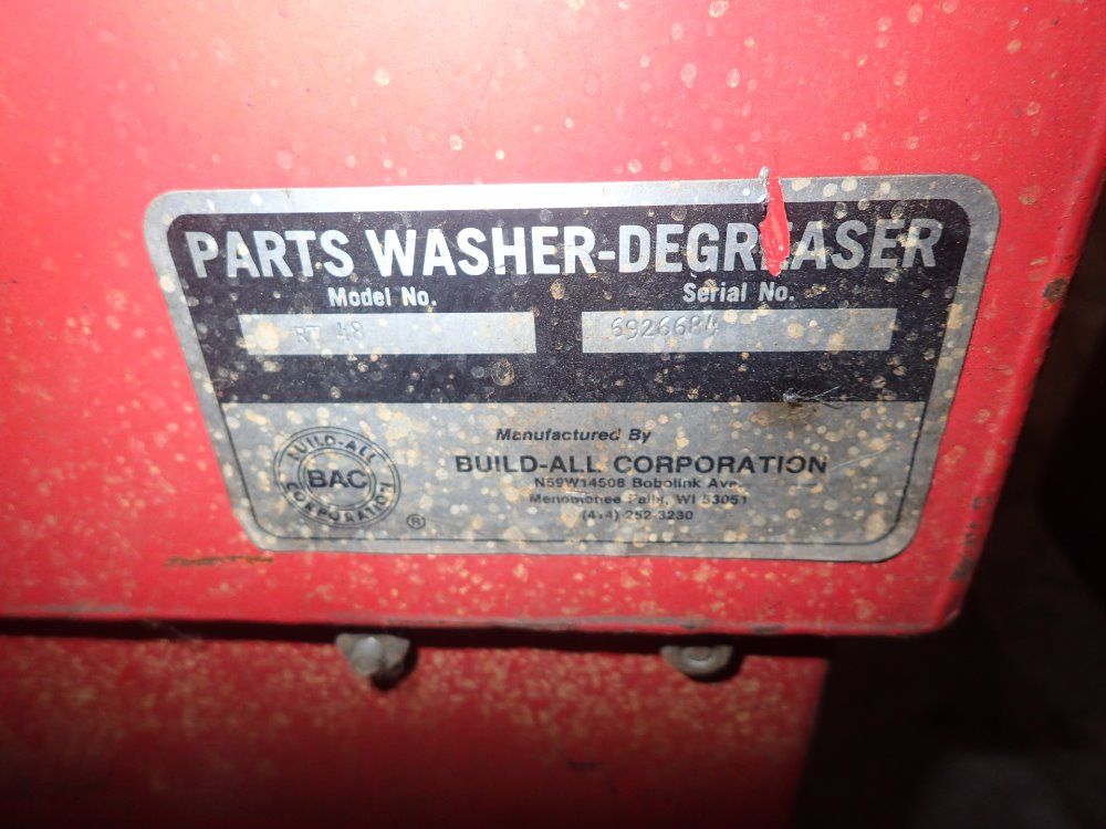 Bac Parts Washer