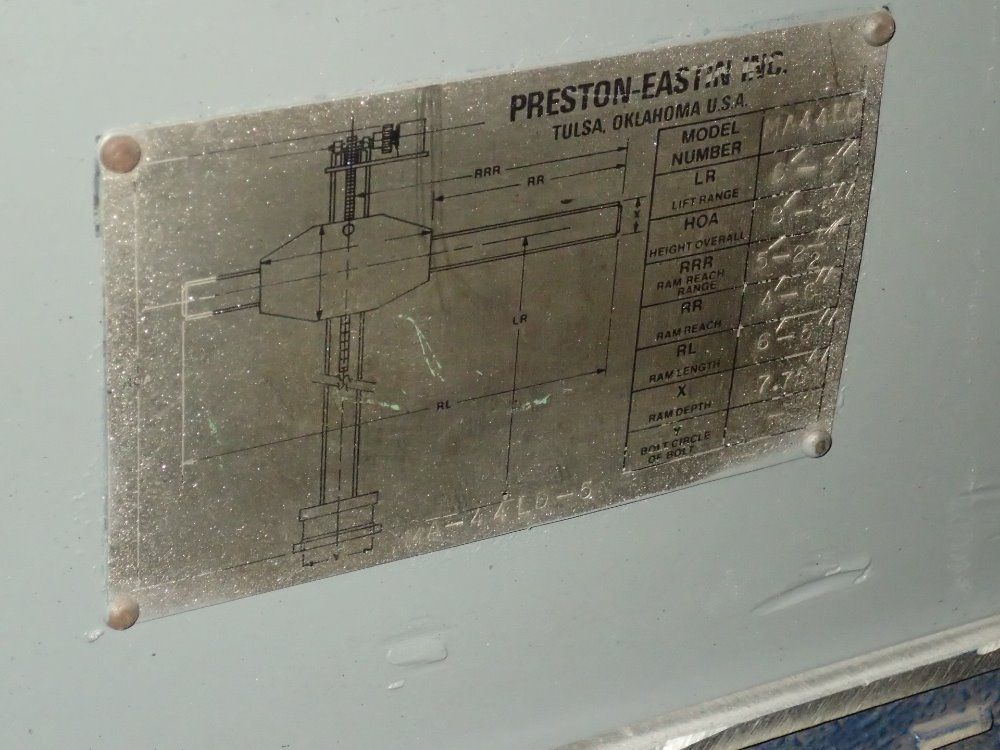 Preston-eastin Welding Manipulator/positioner
