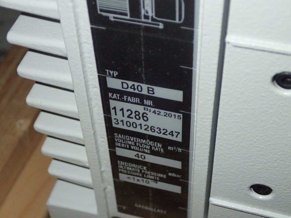 Oerlikon Leybold Vacuum Pump