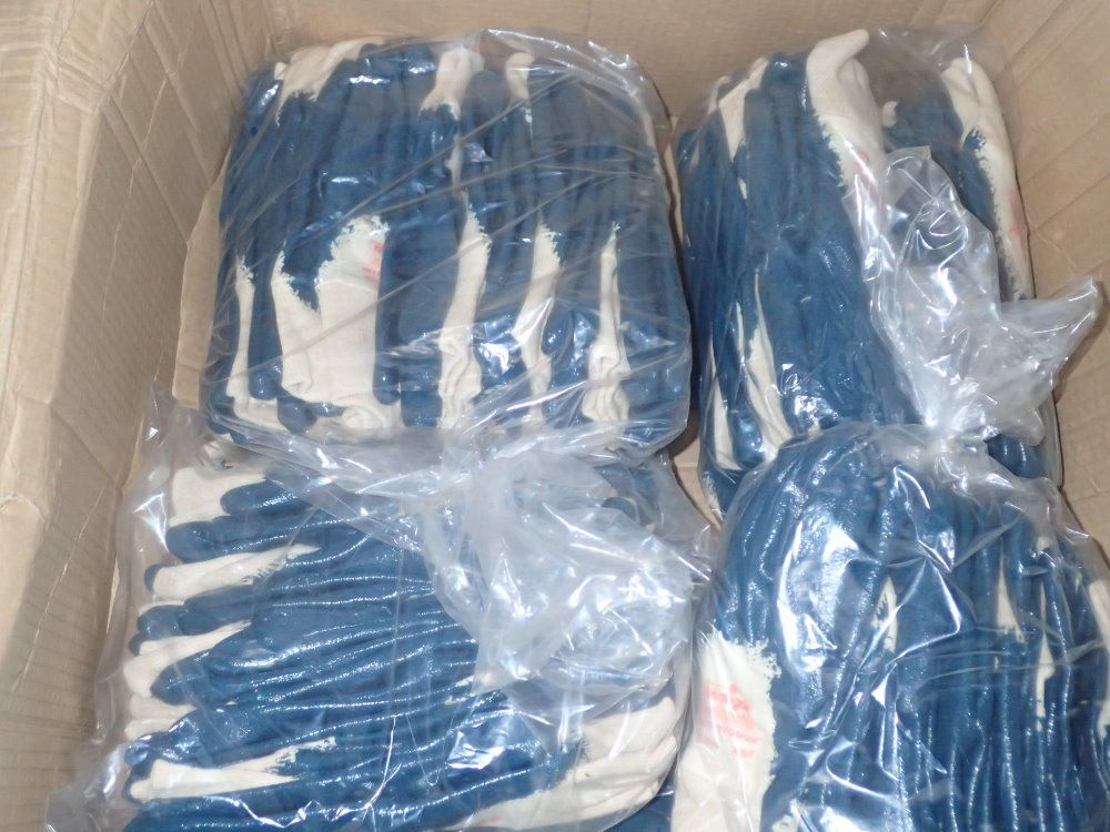 Marigold Rubber Palm Work Gloves