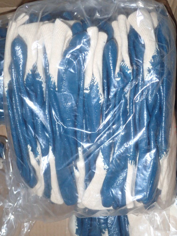 Marigold Rubber Palm Work Gloves