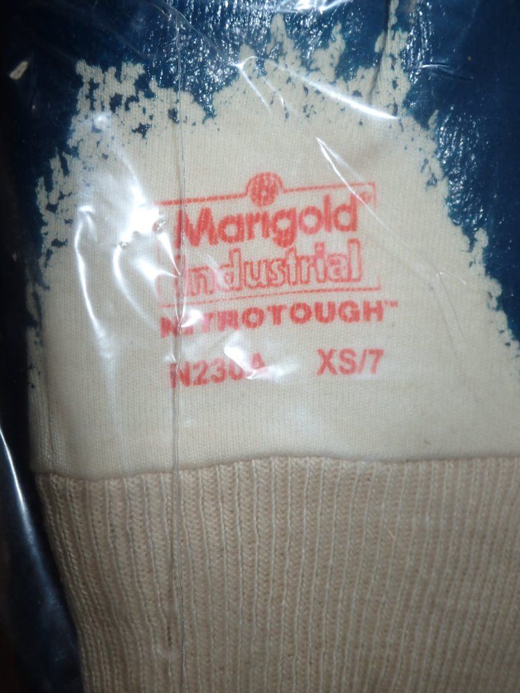 Marigold Rubber Palm Work Gloves