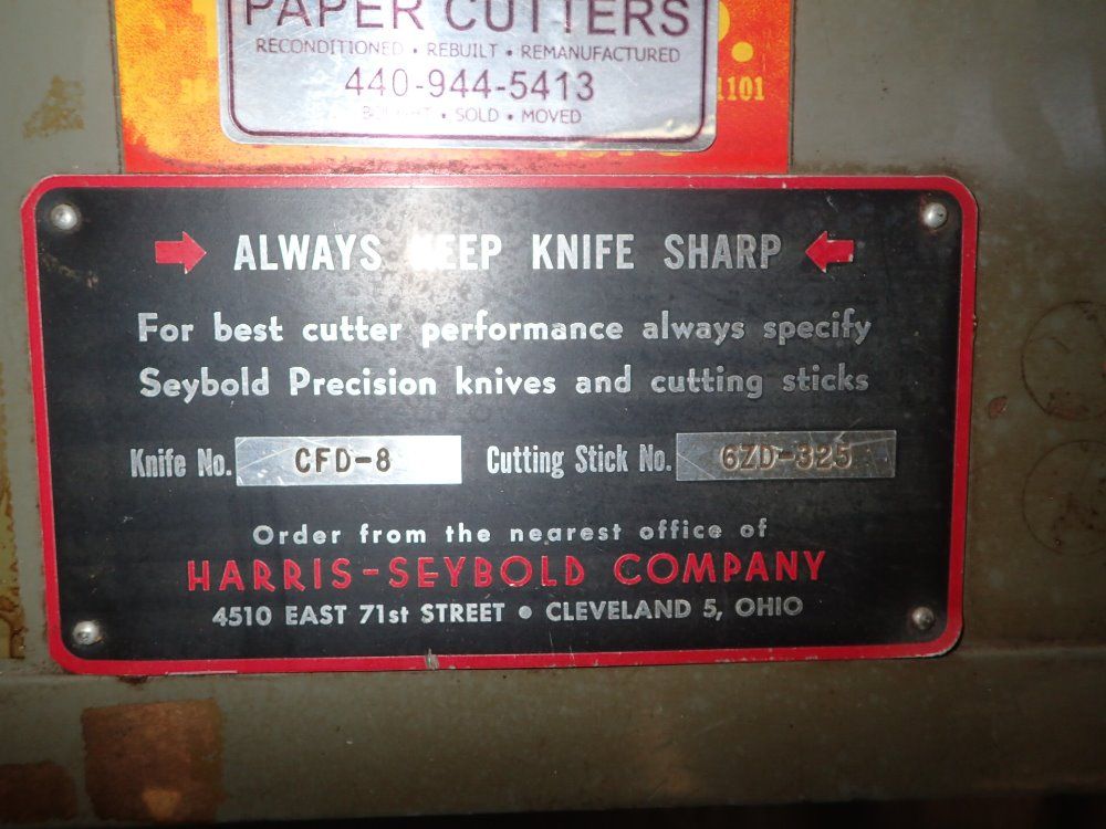 Harris-seybold Paper Shear