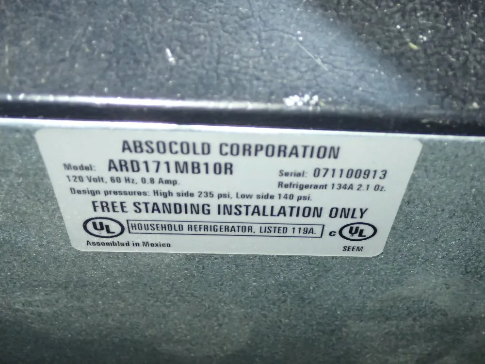 Absocold Mini Refrigerator