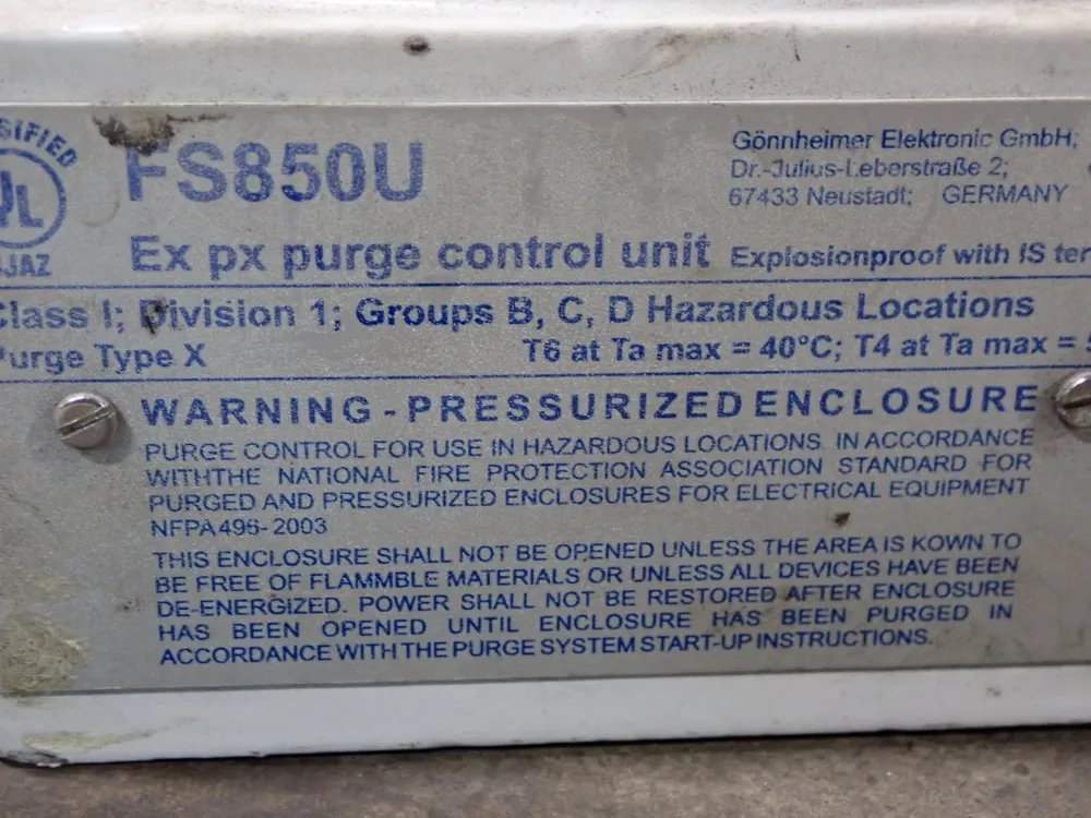 Gonnheimer Purge Control Unit