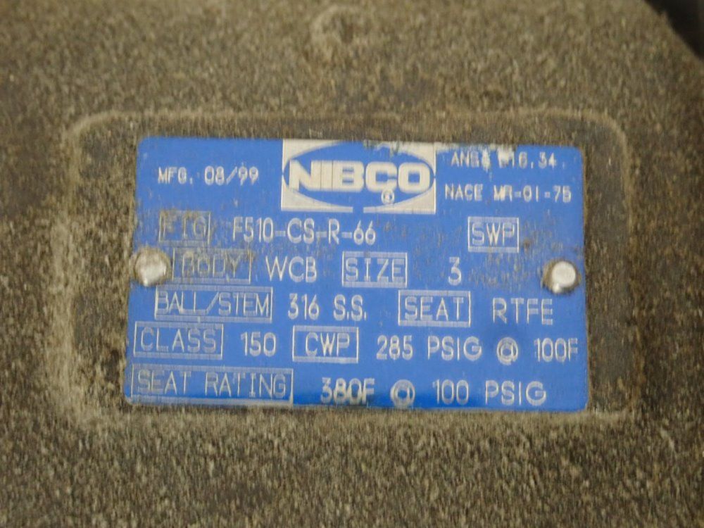 Nibco Flanged Ball Valve