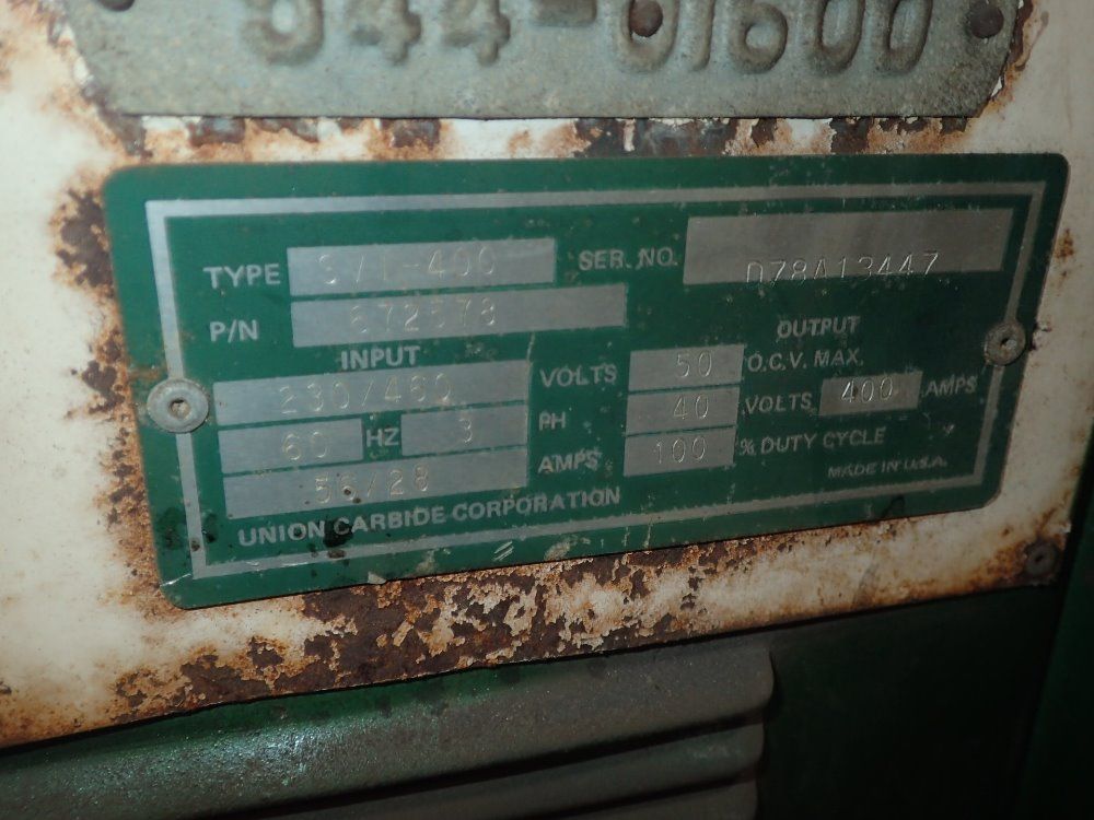 Line/union Carbide Welder