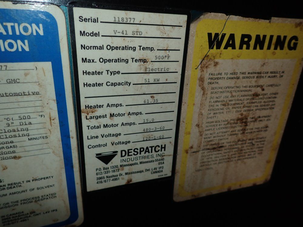 Despatch Walk In Oven