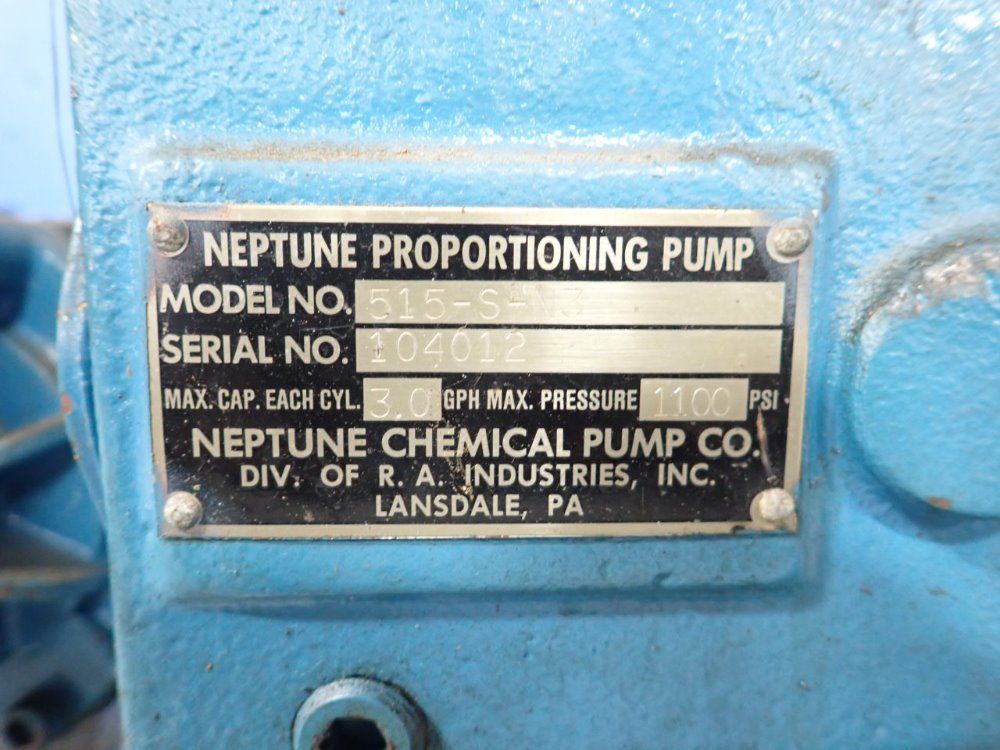 Calgon Proportioning Pump