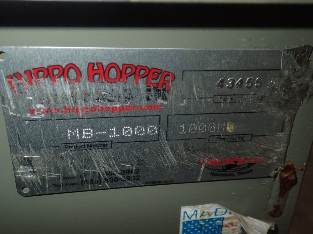 Hippo Hopper Self Dumping Hopper