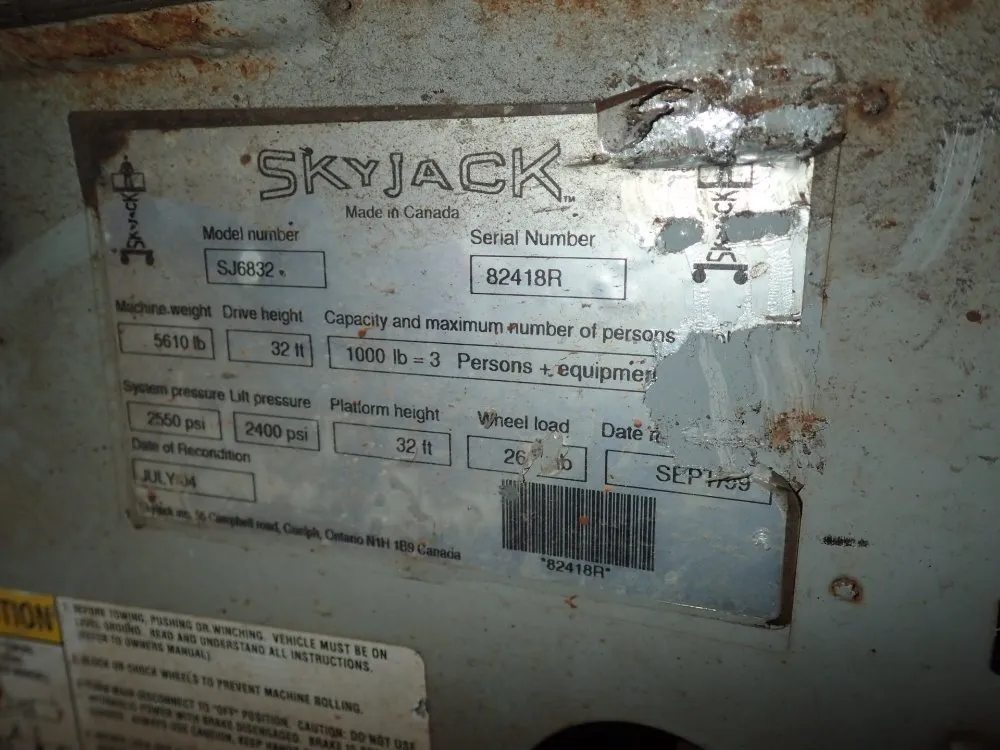 Sky Jack Scissor Lift