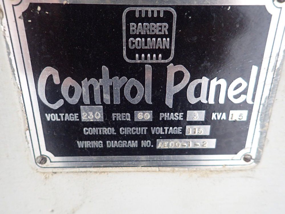 Barber Colman Hobbing Machine