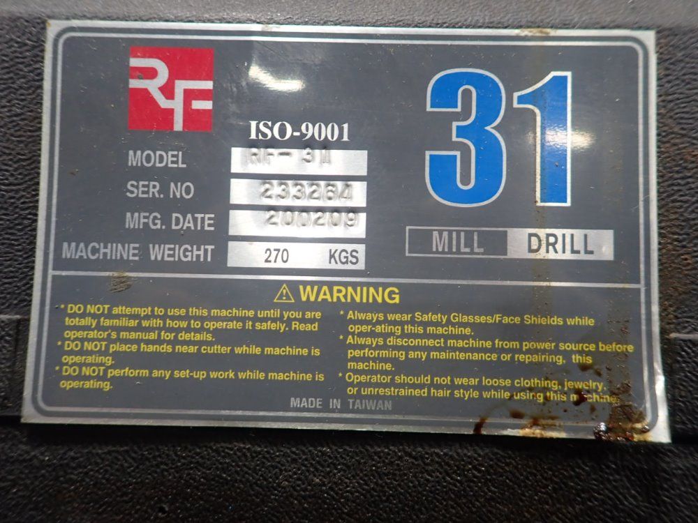 R F Mill Drill