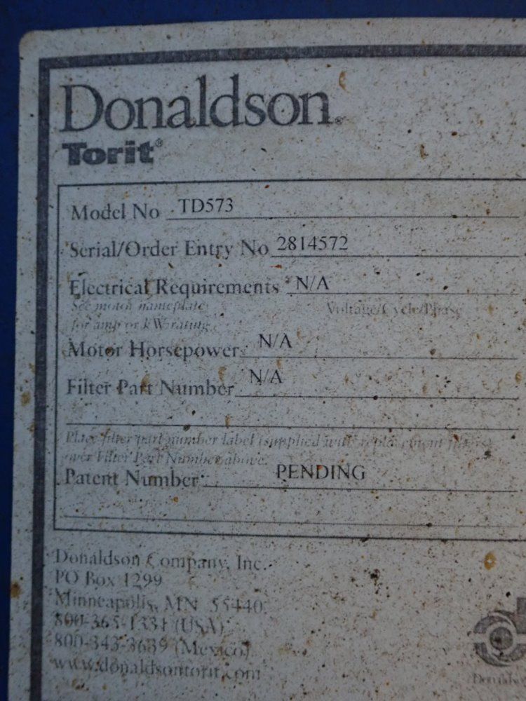 Donaldson / Torit Dust Collector
