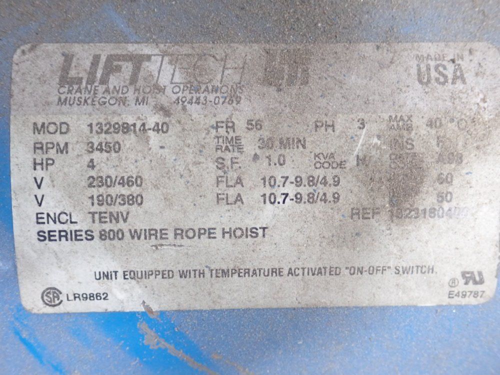 Shaw-box Electric Cable Hoist