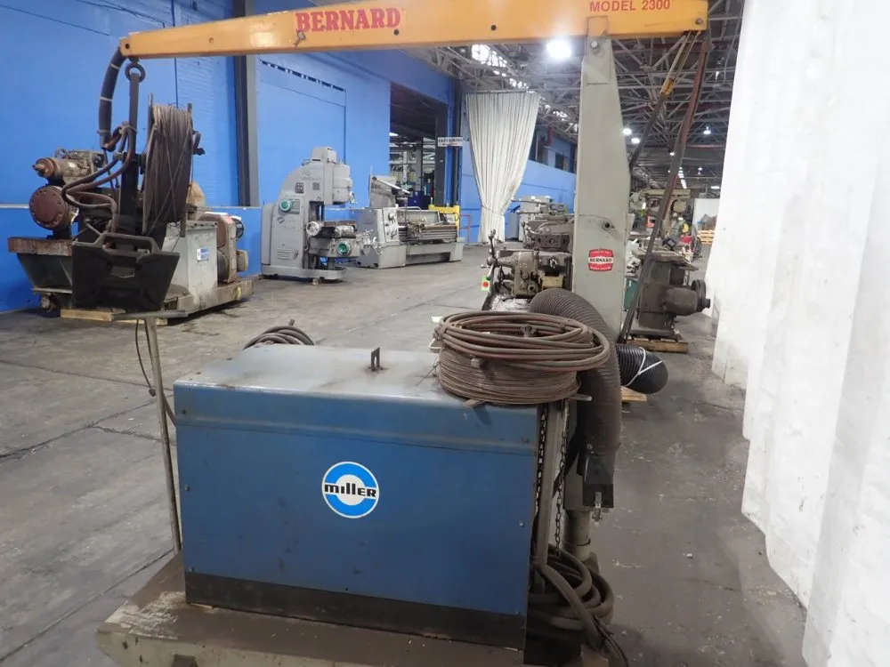 Miller / Bernard Welder W/ Boom & Wirefeeder