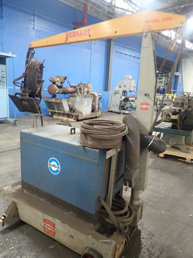 Miller / Bernard Welder W/ Boom & Wirefeeder