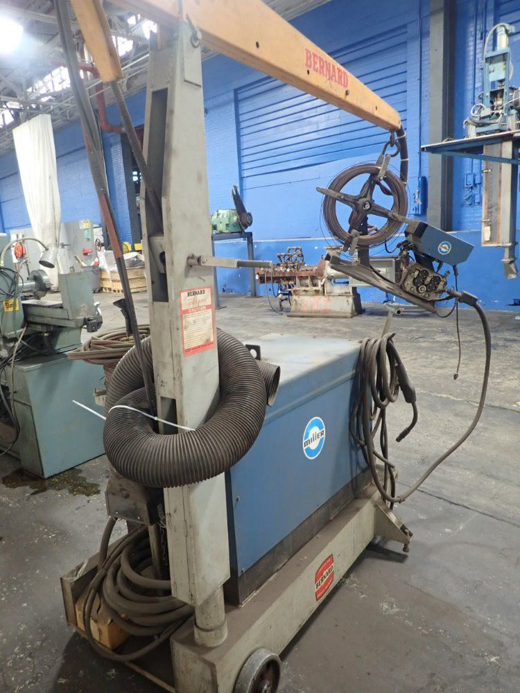 Miller / Bernard Welder W/ Boom & Wirefeeder