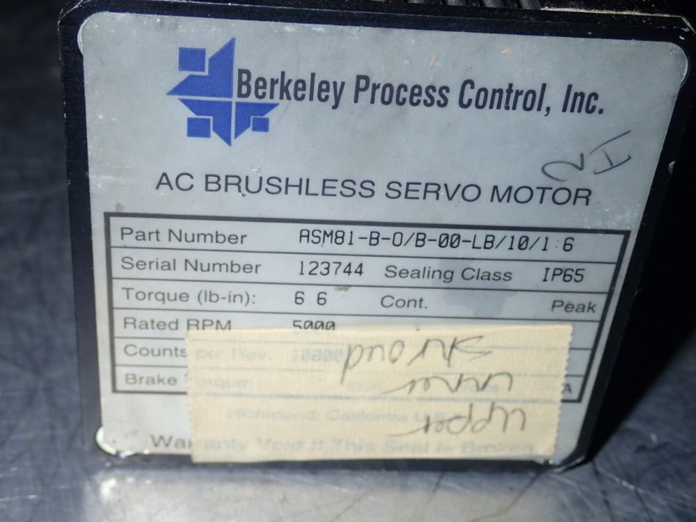 Berkeley Process Control Servo Motor