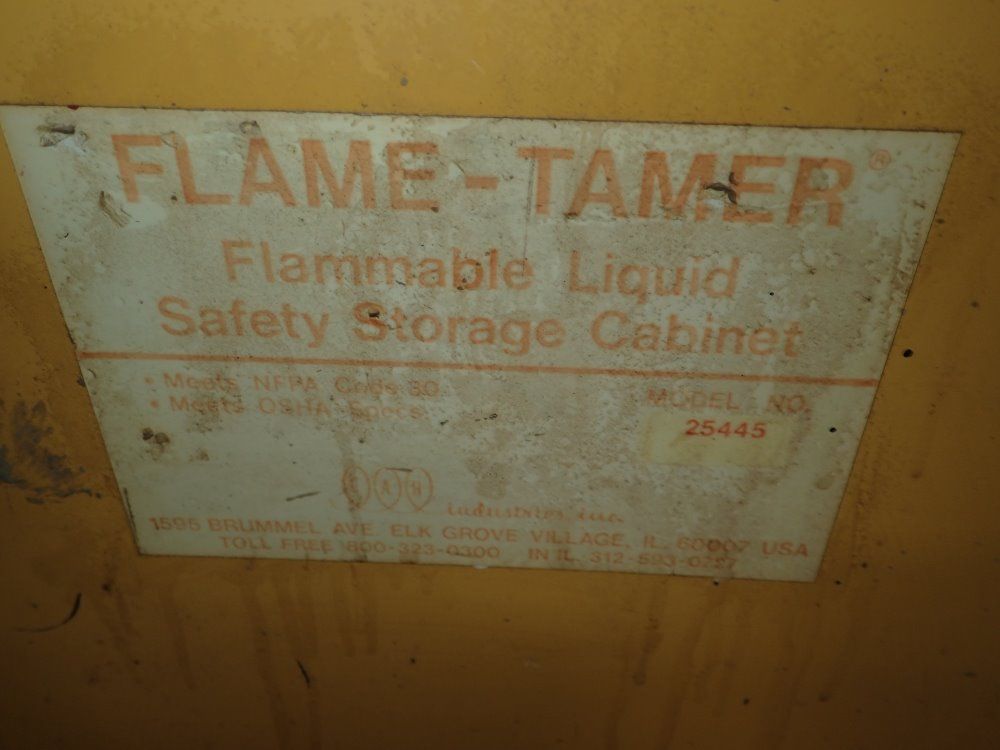 Flame-tamer Flammable Material Cabinet
