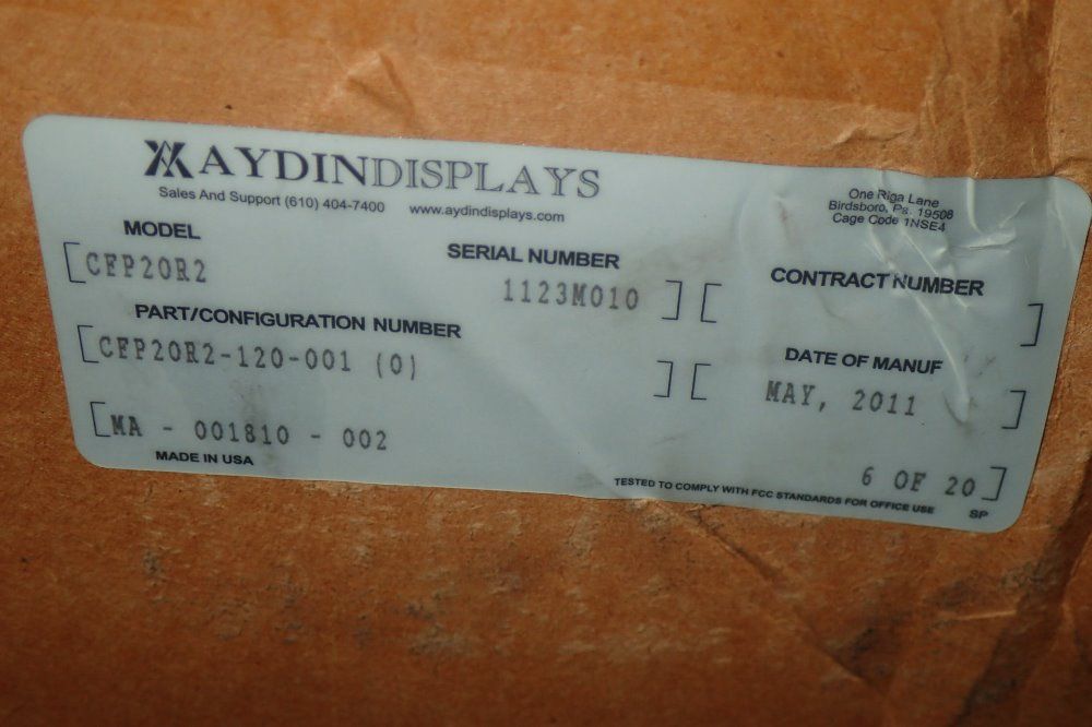 Aydin Displays Display