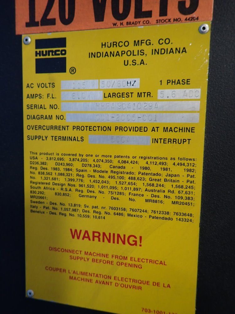 Hurco / Mebusa 78 3/4", 40ton 6' Press Brake - Ph 40/20