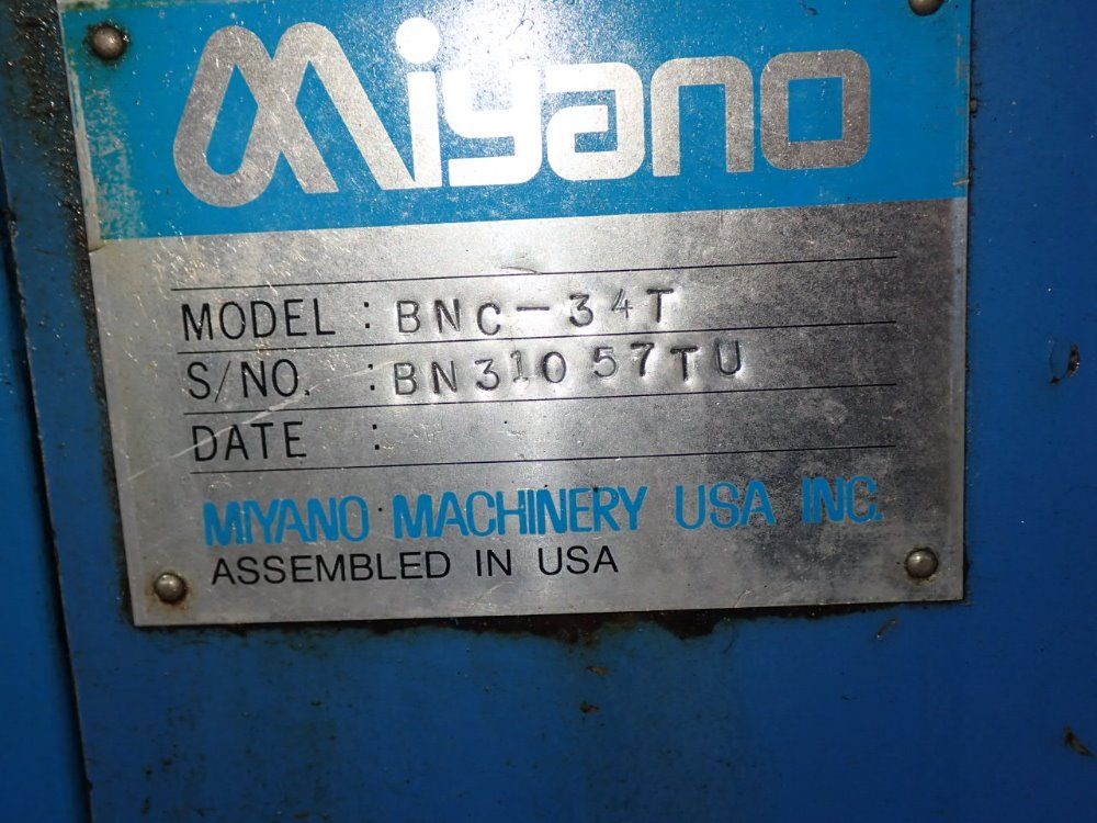 Miyano Bnc-34t Cnc Lathe - Bnc-34t