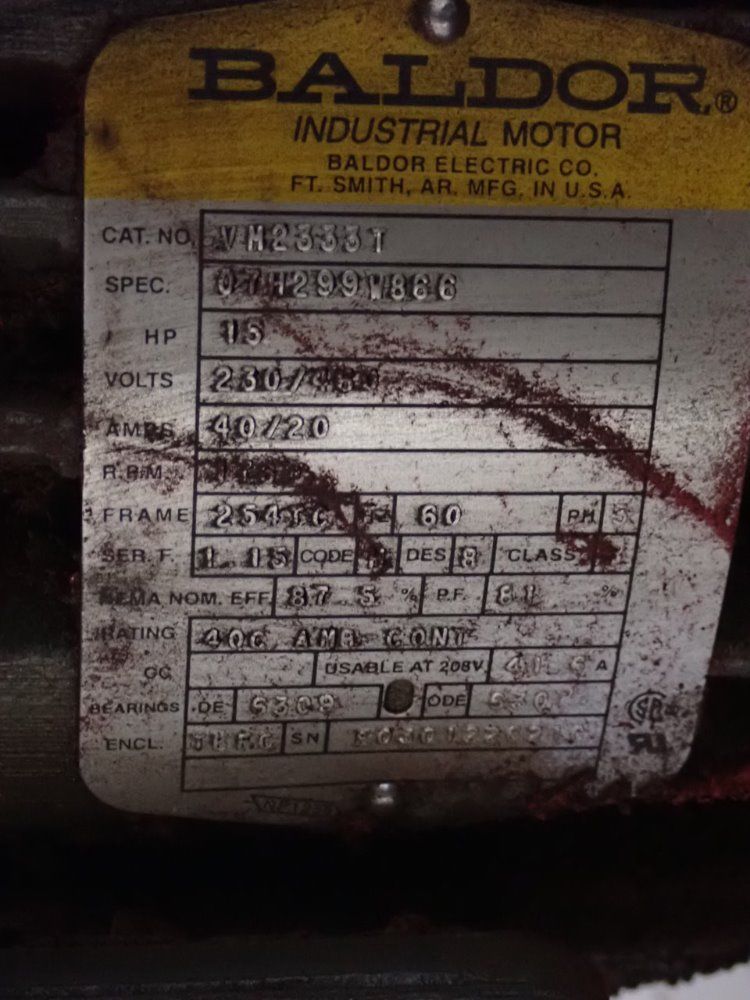 Torit / Itw Gema 15 Hp Itw Gema / Torit Dust Collector - 2df8