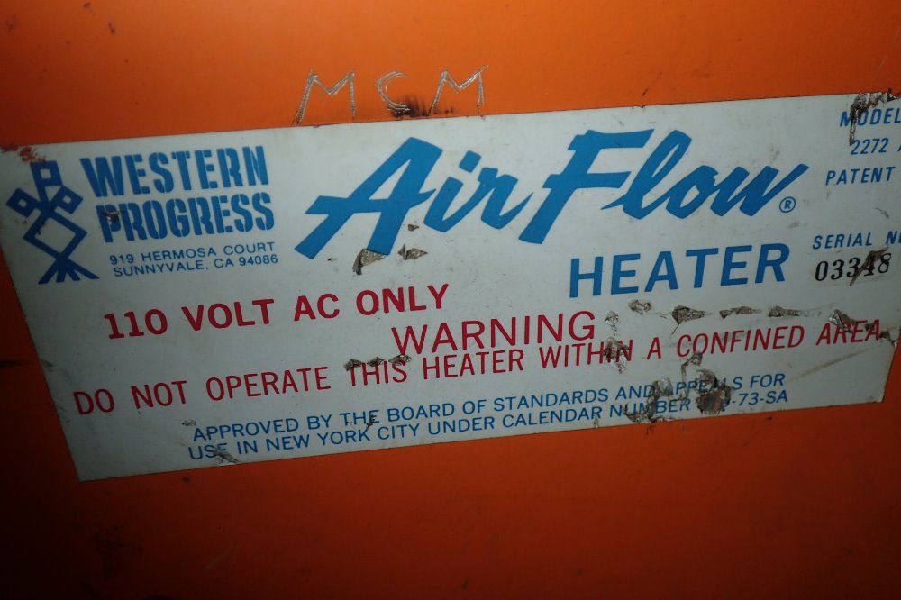 Western Progress Airflow Heater