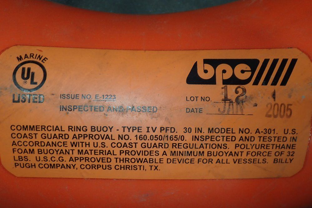 Bpc Ring Bouoy