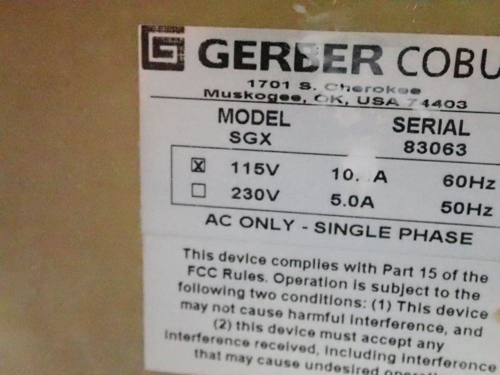 Gerber Optical Coburn Surface Generator