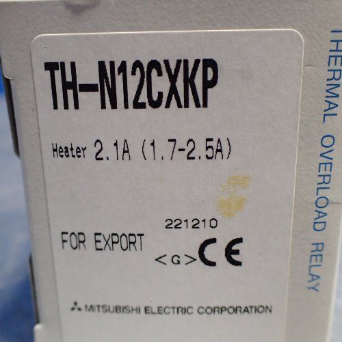 Mitsubishi Electric Th-n12cxkp Thermal Overload Relay, 2.1a - Th-n12cxkp