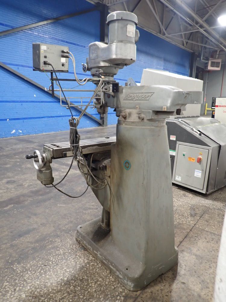 Bridgeport 9" X 42" Vertical Mill