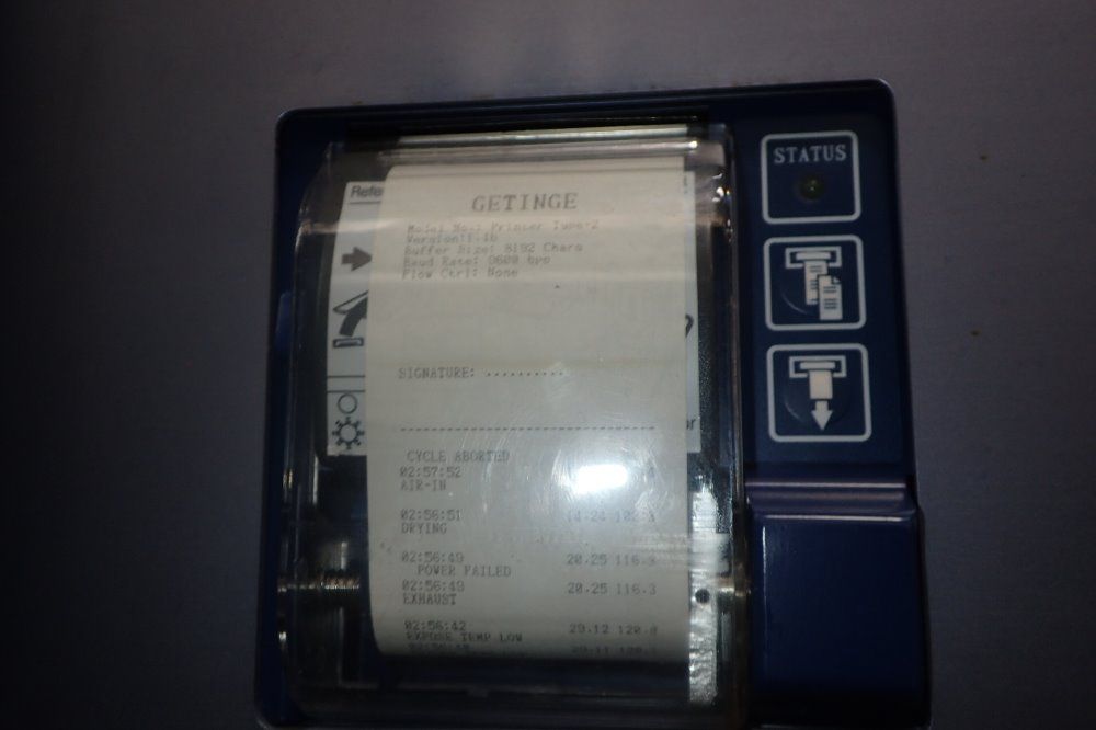 Getinge Castle Vacuum Steam Sterilizer