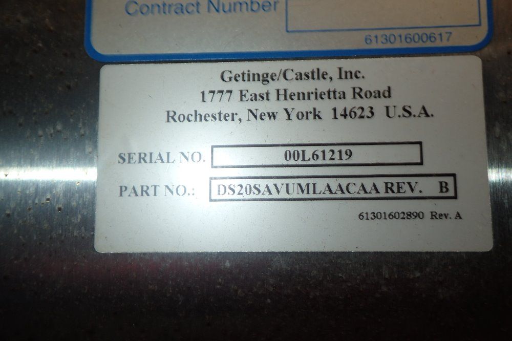 Getinge Castle Vacuum Steam Sterilizer