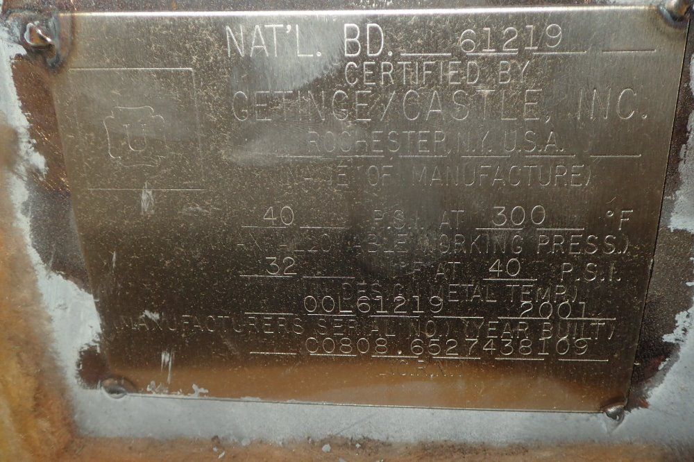 Getinge Castle Vacuum Steam Sterilizer