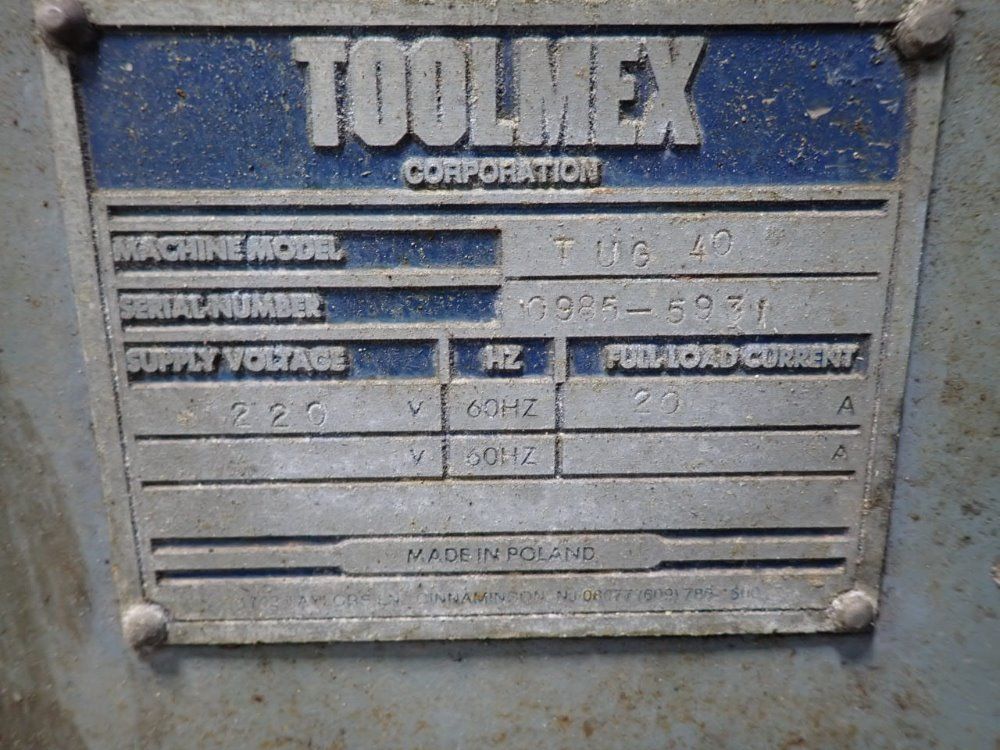 Toolmex 18"/24" X 60" Tug-40 Gap -bed Lathe - Tug-40