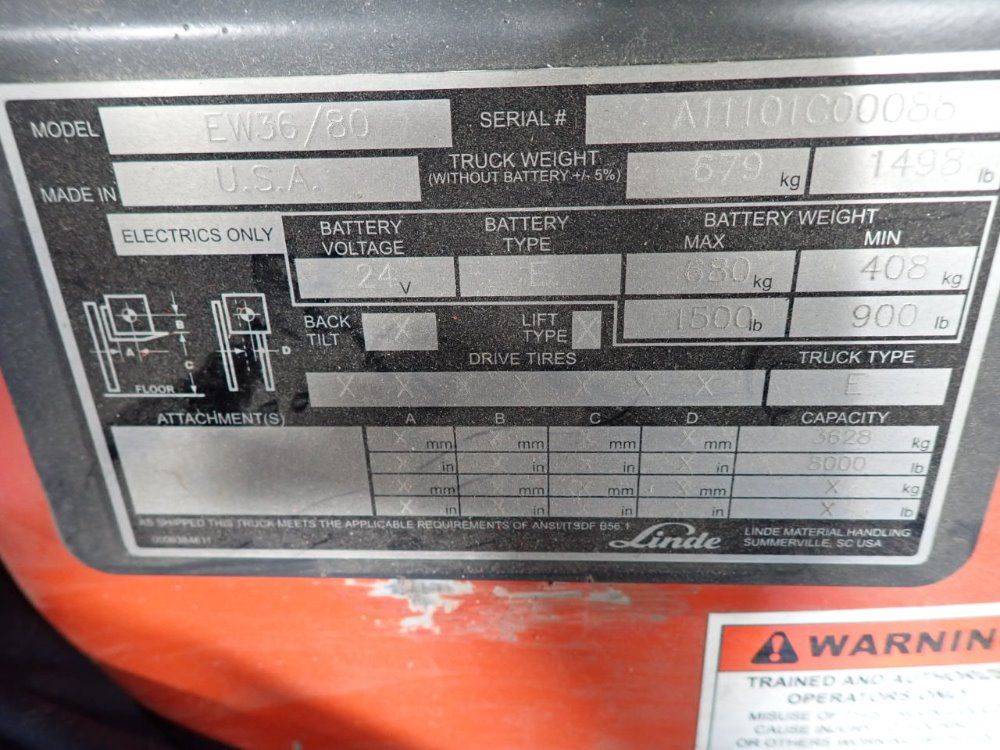 Linde Electric Pallet Jack