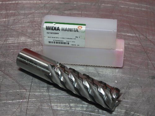 Widia-hanita Hanita 621w32089 Corner Chamfer End Mill, 6fl., 1-1/4 X 1-1/4 X 4 X 6-1/2 - 621w32089